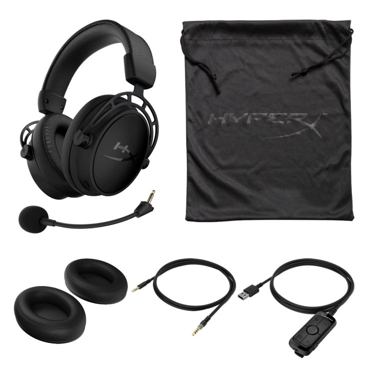 Everything that comes with the Cloud Alpha S Blackout headset