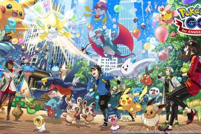 Pokémon GO celebrates third anniversary.